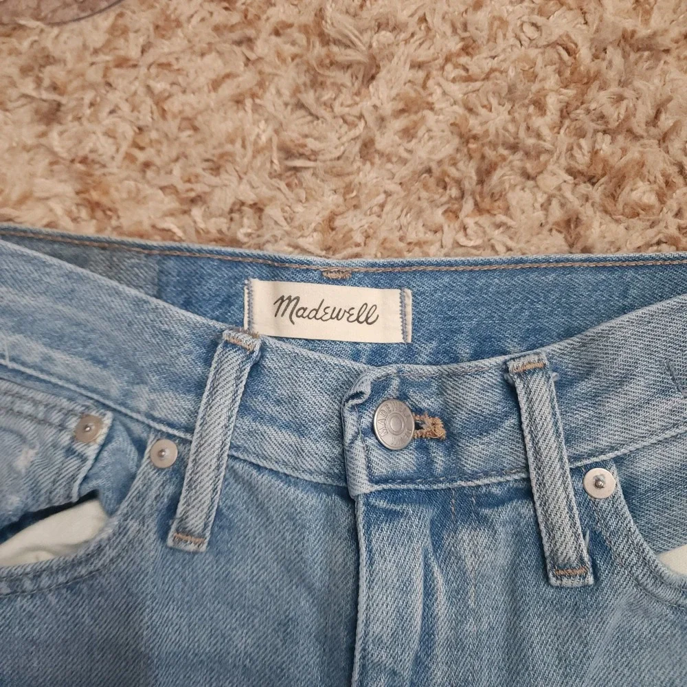 Madewell Womens T26‎ TheMomJean Denim Blue Jeans